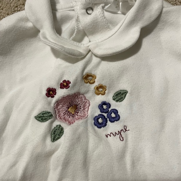 Mayoral 6-9 Month Floral Outfit - Picture 3 of 8